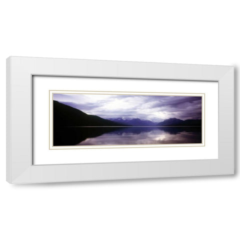 Glacier National Park I White Modern Wood Framed Art Print with Double Matting by Stefko, Bob