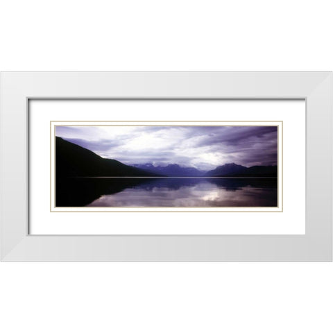 Glacier National Park I White Modern Wood Framed Art Print with Double Matting by Stefko, Bob