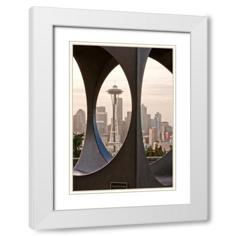 Kerry Park II White Modern Wood Framed Art Print with Double Matting by Stefko, Bob