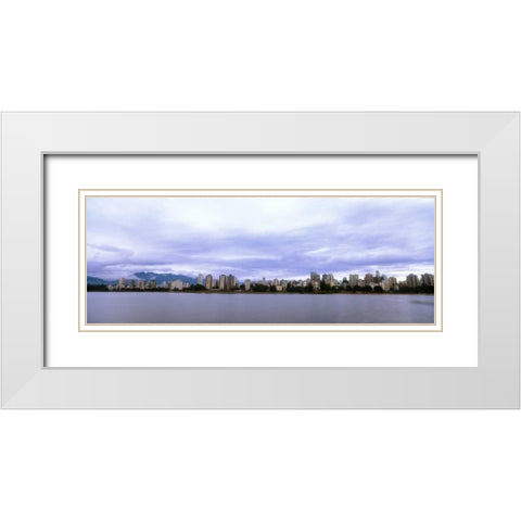 False Creek II White Modern Wood Framed Art Print with Double Matting by Stefko, Bob