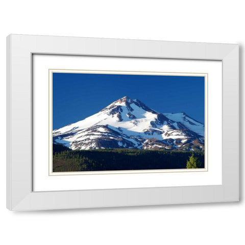 Solstice Sunrise White Modern Wood Framed Art Print with Double Matting by Taylor, Douglas