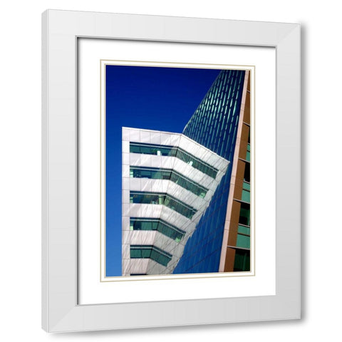 Design Reflections White Modern Wood Framed Art Print with Double Matting by Taylor, Douglas