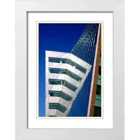 Design Reflections White Modern Wood Framed Art Print with Double Matting by Taylor, Douglas