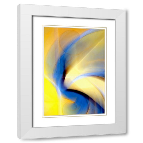 Invitation to Dance White Modern Wood Framed Art Print with Double Matting by Taylor, Douglas