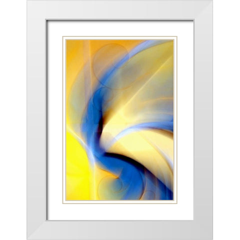 Invitation to Dance White Modern Wood Framed Art Print with Double Matting by Taylor, Douglas