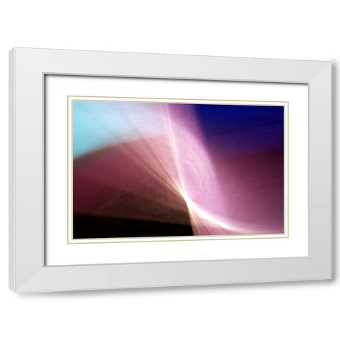 Under the Beam White Modern Wood Framed Art Print with Double Matting by Taylor, Douglas