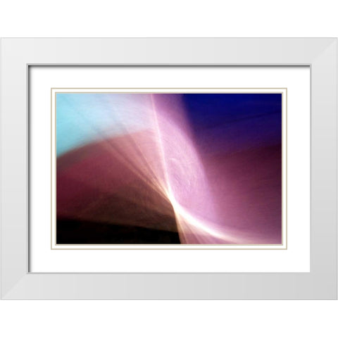 Under the Beam White Modern Wood Framed Art Print with Double Matting by Taylor, Douglas