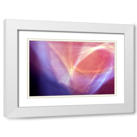 Empty Glass White Modern Wood Framed Art Print with Double Matting by Taylor, Douglas