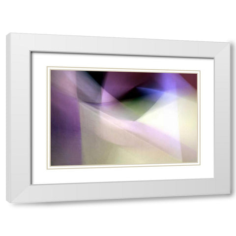 Tazza White Modern Wood Framed Art Print with Double Matting by Taylor, Douglas