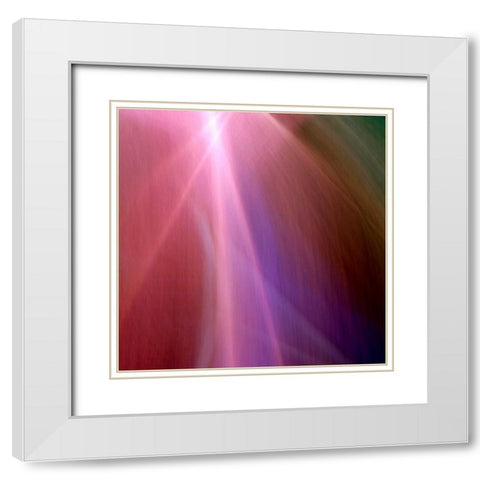 Starlight White Modern Wood Framed Art Print with Double Matting by Taylor, Douglas