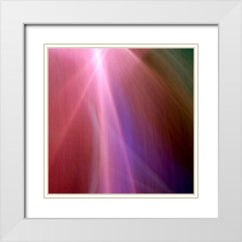 Starlight White Modern Wood Framed Art Print with Double Matting by Taylor, Douglas