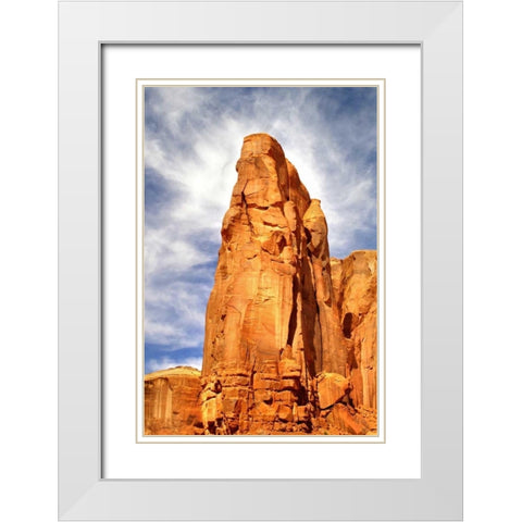 Spearhead Mesa White Modern Wood Framed Art Print with Double Matting by Taylor, Douglas