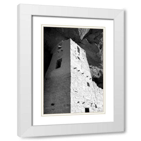Cliff Palace Detail I BW White Modern Wood Framed Art Print with Double Matting by Taylor, Douglas
