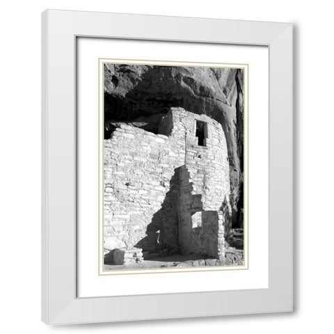 Cliff Palace Detail III BW White Modern Wood Framed Art Print with Double Matting by Taylor, Douglas