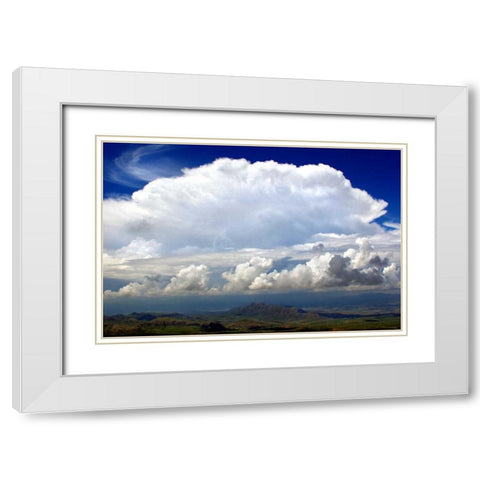 Sunday Morning Storm White Modern Wood Framed Art Print with Double Matting by Taylor, Douglas