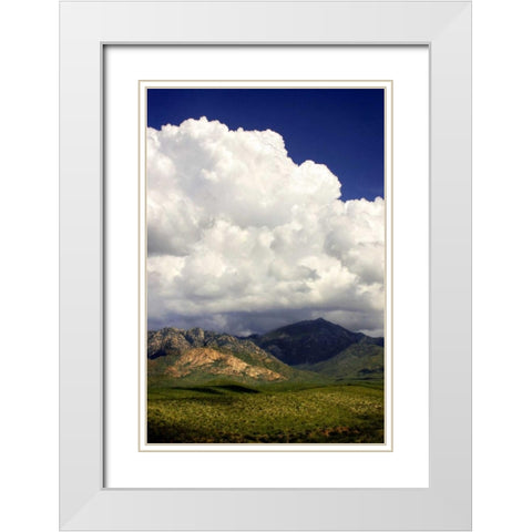 The Coming Storm White Modern Wood Framed Art Print with Double Matting by Taylor, Douglas