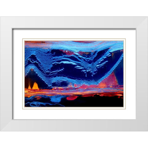 As the Dragon Stirs I White Modern Wood Framed Art Print with Double Matting by Taylor, Douglas