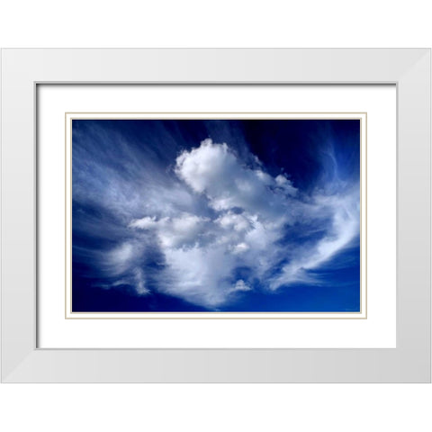 Clouds over Kitt Peak II White Modern Wood Framed Art Print with Double Matting by Taylor, Douglas