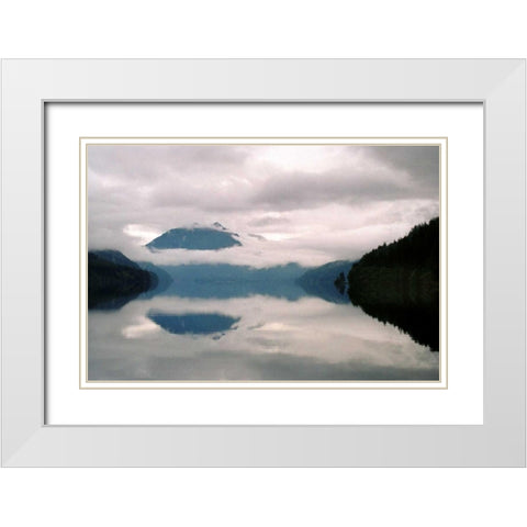 Dreams in the Mist White Modern Wood Framed Art Print with Double Matting by Taylor, Douglas