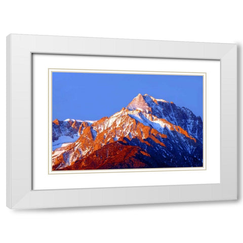 Dawns Early Light III White Modern Wood Framed Art Print with Double Matting by Taylor, Douglas