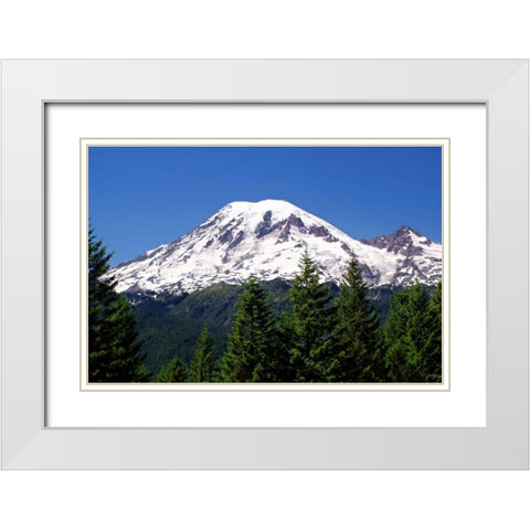 Road to Paradise White Modern Wood Framed Art Print with Double Matting by Taylor, Douglas