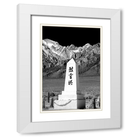 Remembrance I BW White Modern Wood Framed Art Print with Double Matting by Taylor, Douglas