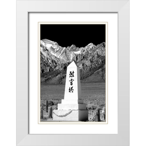 Remembrance I BW White Modern Wood Framed Art Print with Double Matting by Taylor, Douglas