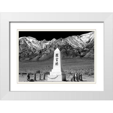 Remembrance II BW White Modern Wood Framed Art Print with Double Matting by Taylor, Douglas
