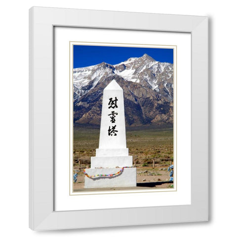 Manzanar Remembrance II White Modern Wood Framed Art Print with Double Matting by Taylor, Douglas