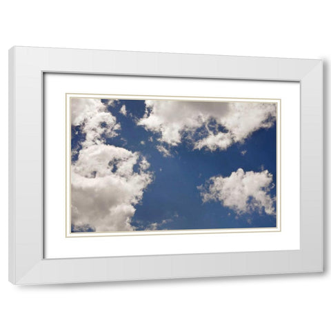 Clouds I White Modern Wood Framed Art Print with Double Matting by Clayton-Thompson, Philip