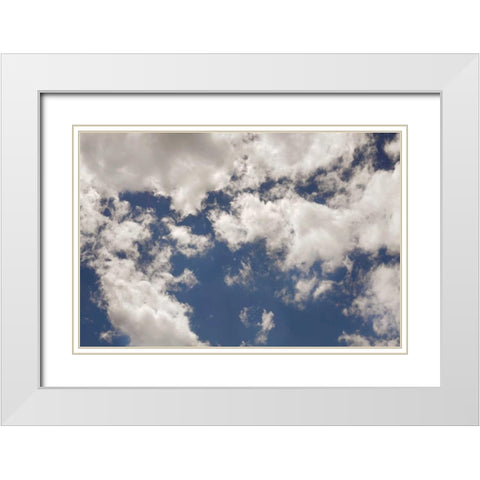 Clouds II White Modern Wood Framed Art Print with Double Matting by Clayton-Thompson, Philip