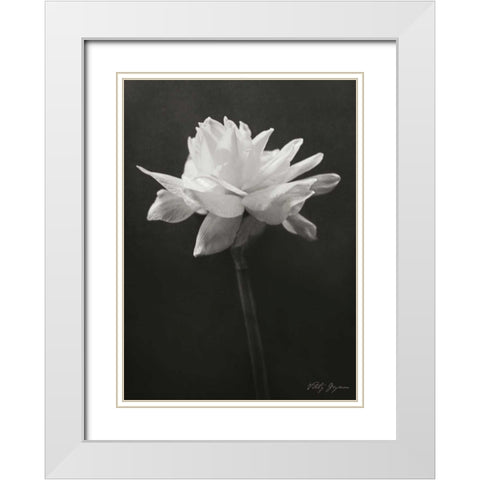 Nostalgia White Modern Wood Framed Art Print with Double Matting by Geyman, Vitaly