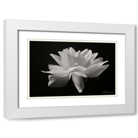 Out of the Dark White Modern Wood Framed Art Print with Double Matting by Geyman, Vitaly