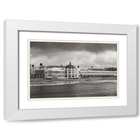 Santa Cruz Bay II White Modern Wood Framed Art Print with Double Matting by Geyman, Vitaly