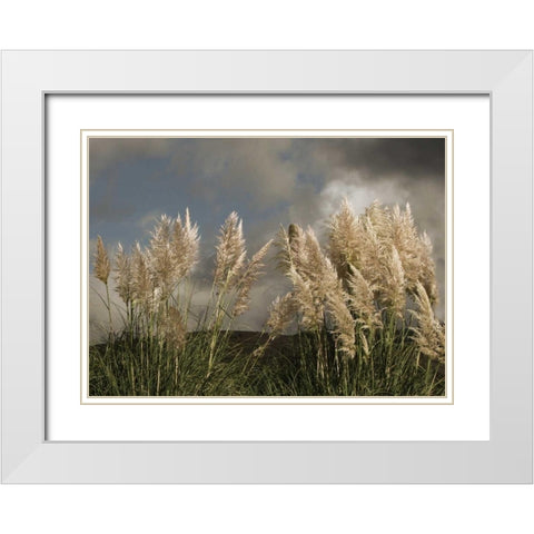 Dance of White Towers White Modern Wood Framed Art Print with Double Matting by Geyman, Vitaly