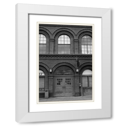 Pure Symmetry II White Modern Wood Framed Art Print with Double Matting by Geyman, Vitaly
