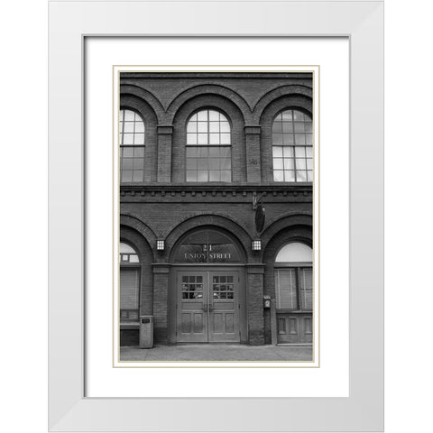 Pure Symmetry II White Modern Wood Framed Art Print with Double Matting by Geyman, Vitaly
