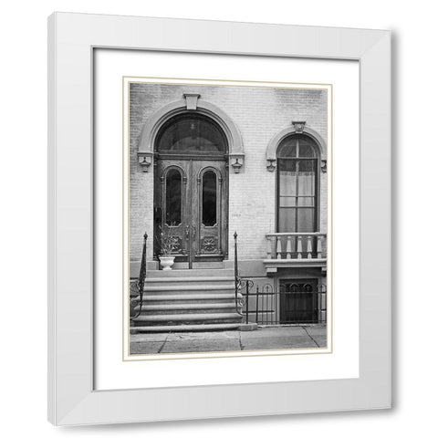 Pure Symmetry IV White Modern Wood Framed Art Print with Double Matting by Geyman, Vitaly