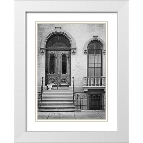 Pure Symmetry IV White Modern Wood Framed Art Print with Double Matting by Geyman, Vitaly