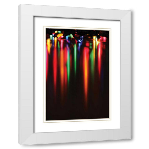 Reflections I White Modern Wood Framed Art Print with Double Matting by White, Leesa