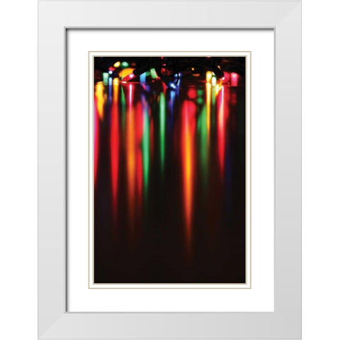 Reflections I White Modern Wood Framed Art Print with Double Matting by White, Leesa