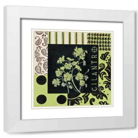 Herbal Zest IV White Modern Wood Framed Art Print with Double Matting by Peyton, Hanna