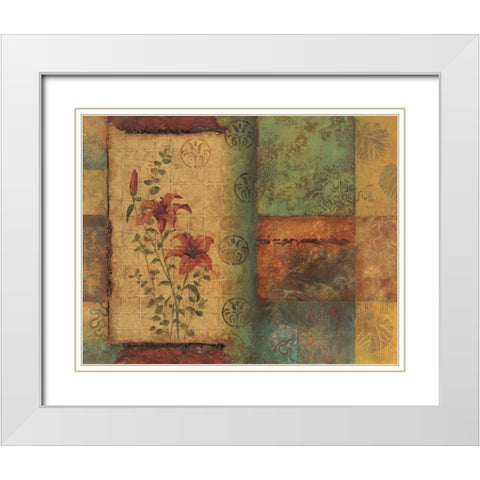 Tropical Paradise II White Modern Wood Framed Art Print with Double Matting by Peyton, Hanna