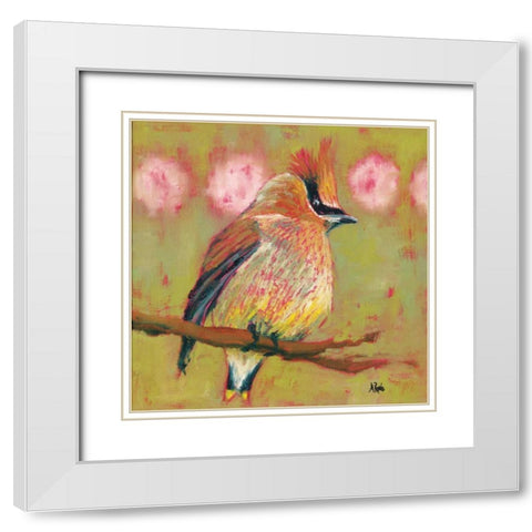 A Moment White Modern Wood Framed Art Print with Double Matting by Reeves, Molly