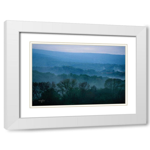 Nestled In I White Modern Wood Framed Art Print with Double Matting by Studio 2