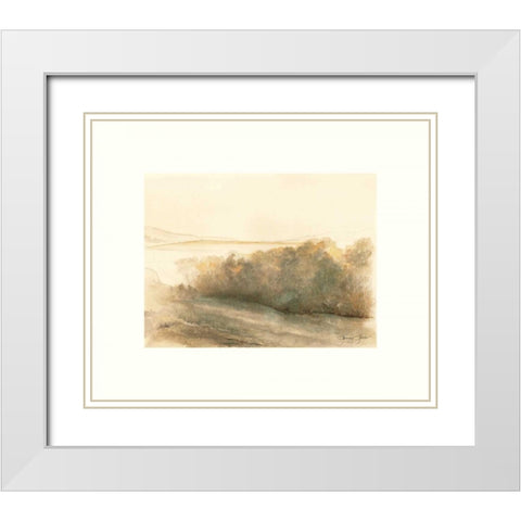 Mission Study White Modern Wood Framed Art Print with Double Matting by Sheler, Sammy