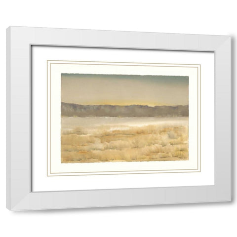 East of the Mountains White Modern Wood Framed Art Print with Double Matting by Sheler, Sammy