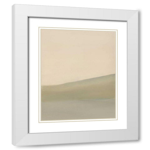 South Hill White Modern Wood Framed Art Print with Double Matting by Sheler, Sammy