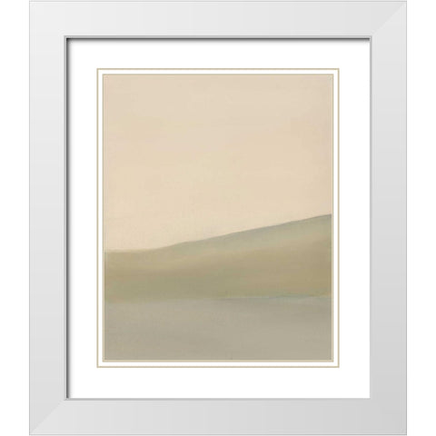 South Hill White Modern Wood Framed Art Print with Double Matting by Sheler, Sammy