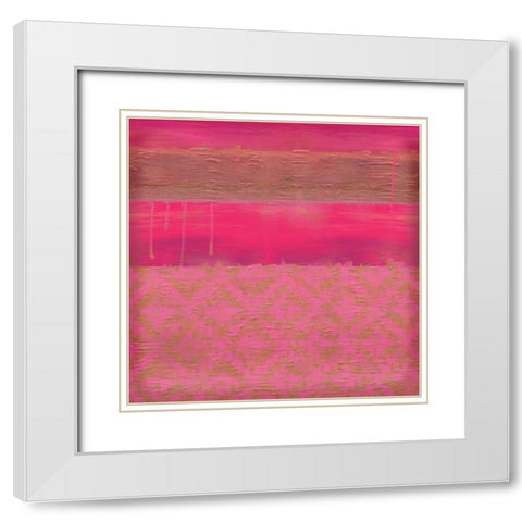 Golden Arrow I White Modern Wood Framed Art Print with Double Matting by Sta Teresa, Ashley